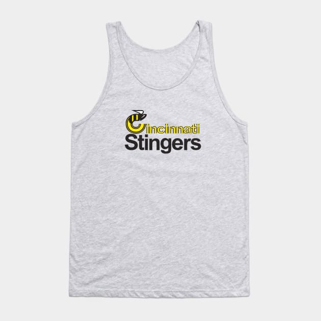 Defunct Cincinnati Stingers Hockey 1977 Tank Top by LocalZonly